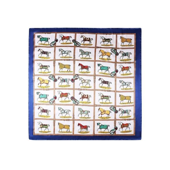 Horse and Saddle Silky Scarf